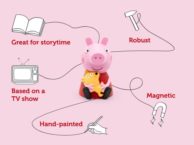 Detalle de Peppa Pig tonies Audio Character 62 min