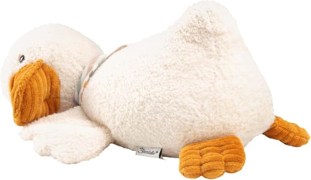 Detalle 2 de Sterntaler Schlaf Gut Figur Ente Edda – Baby-Einschlafhilfe mit Soundmodul (cremeweiß)