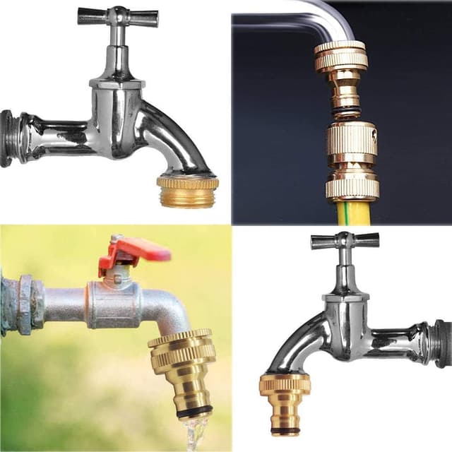 Thumbnail 4 de Tesmotor Brass No-Leak Connector Fitting