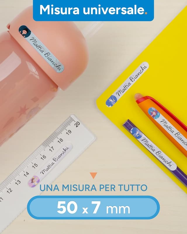 Detalle 1 de mycustomy Etichette adesive scuola 280