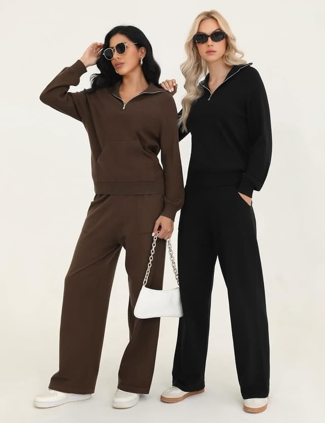 Thumbnail 4 de Totatuit Tuta Donna Completo 2 Pezzi Mezza Zip