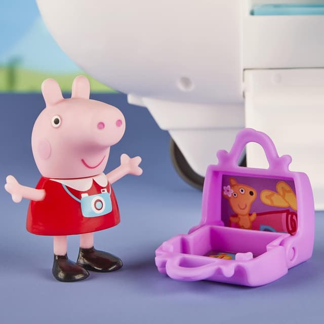 Detalle 2 de Peppa Pig Peppa’s Adventures Peppa Flugzeug – Vorschulspielzeug mit 1 Figur (ab 3 Jahren)