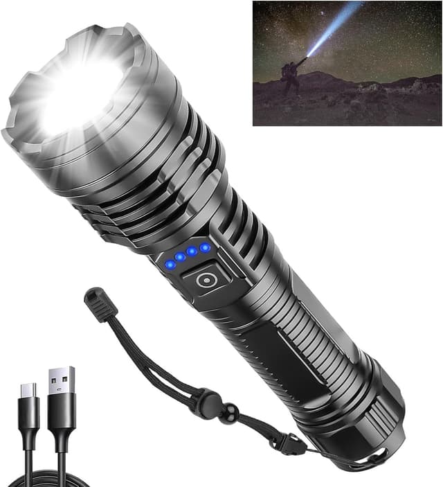 Detalle de DXHGHYGL torcia LED potente 500.000 lumen