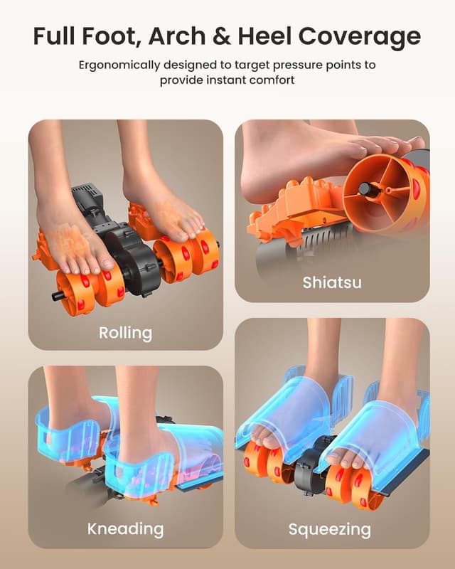 Detalle de RENPHO Foot Massager Machine with Heat