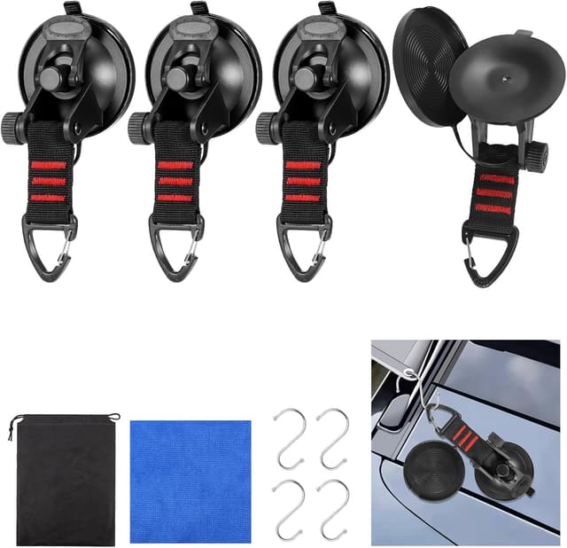 Detalle de 4-Stück Saugnapf Camping