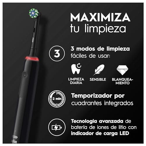 Thumbnail 4 de Oral-B Pro 3 3000 🦷 Cepillo Eléctrico Recargable Mujer y Hombre