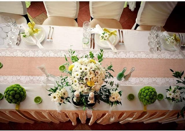 Detalle 2 de TINWARM chemin de table jute 30 x 275 cm