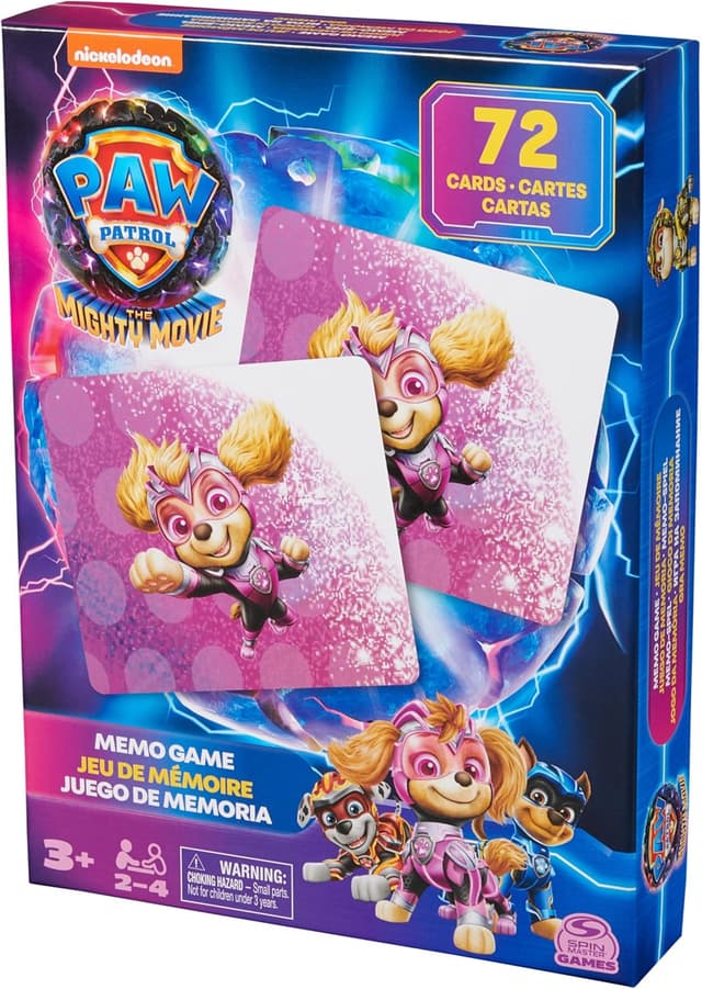 Thumbnail 6 de Editrice Giochi Paw Patrol: Il Super Film – Memory tematizzato da 72 carte (4+ anni)