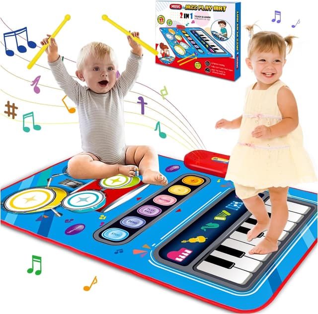 Imagen de Baby Musical Mat 2-in-1 Piano Drum en OfertitasTOP