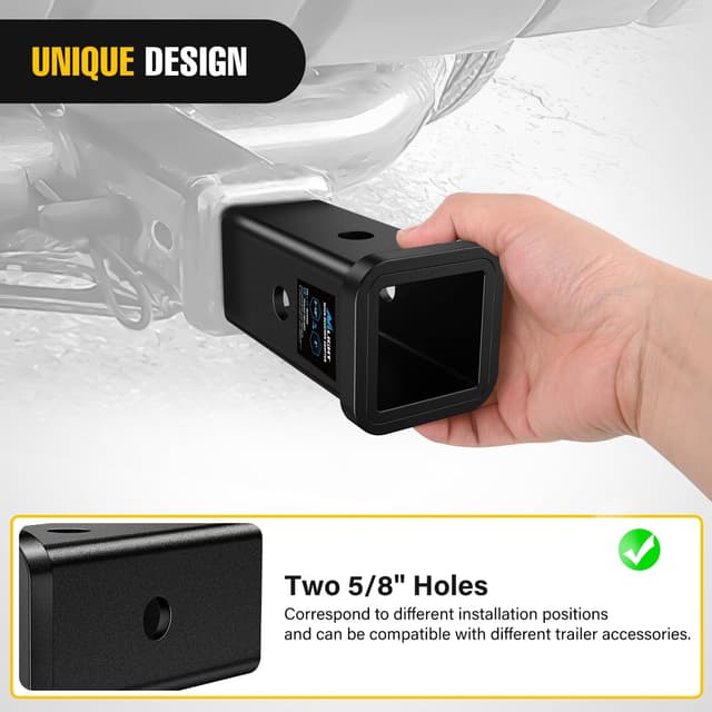 Thumbnail 6 de Nilight 2-1/2 in to 2 in Trailer Hitch Receiver Extender/Adapter Reducer Sleeve