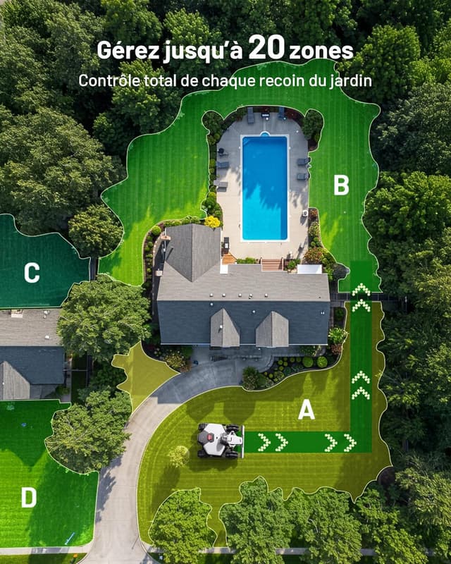 Thumbnail 6 de MAMMOTION LUBA Mini AWD LiDAR 3D+AI Vision – robot tondeuse sans fil périphérique, jusqu’à 1 500 m²