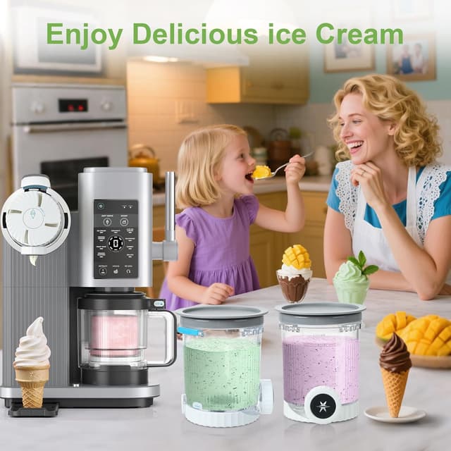 Thumbnail 6 de PCTTOIL 4 Stück Ninja Creami Swirl Behälter NC700