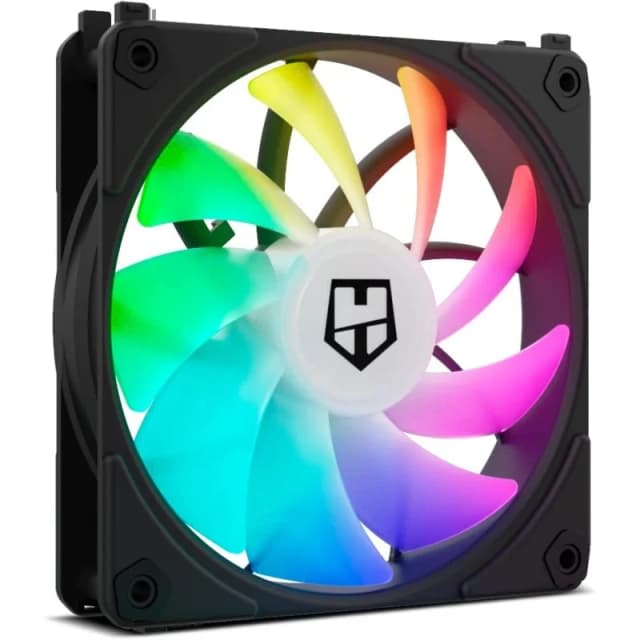 Detalle de Nox Hummer Easy Link ARGB — 3x120 mm ventiladores 🖥