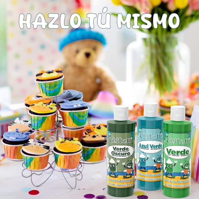 Thumbnail 5 de Colorante Alimentario Verde 160ml – Alta Concentración y Gran Capacidad