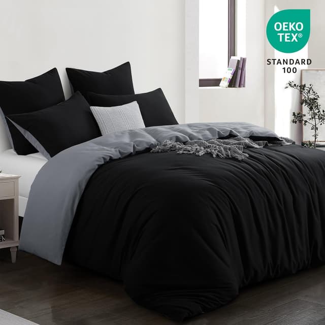 Detalle 2 de Aisbo King Size Duvet Cover Set reversible 50x75cm