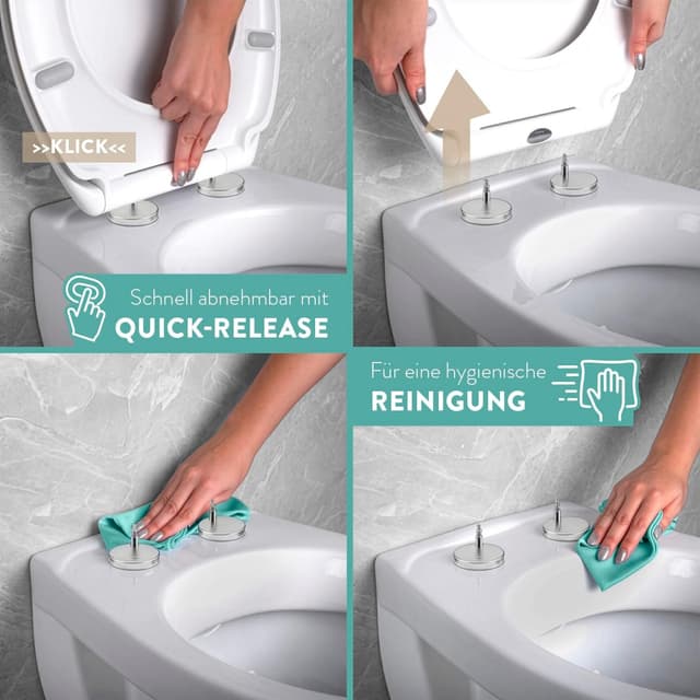 Detalle 2 de Benkstein Toilettendeckel oval mit Absenkautomatik