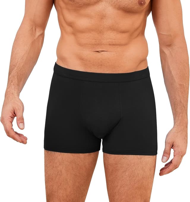 Thumbnail 6 de ZAKASA Bambou Boxers Homme en lot de 6 – sous-vêtements boxers ajustés, poche 3D, sans étiquette