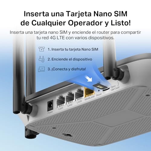 Thumbnail 5 de MERCUSYS MB115-4G 300 Mbps Router inalámbrico