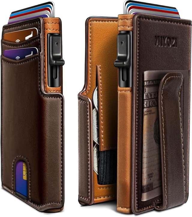 Imagen de miyozi Men Wallet Slim RFID Front Pocket 3.9" en OfertitasTOP