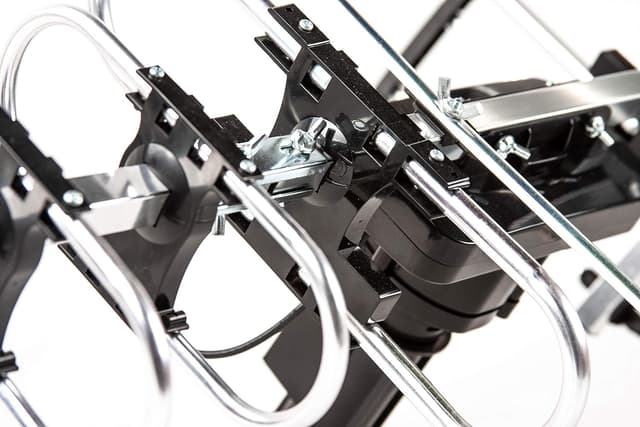 Detalle de Five Star Outdoor HD TV Antenna with Motorized 360° Rotation (Up to 200 Miles) + Installation Kit