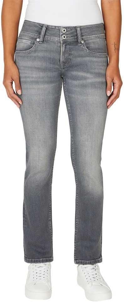 Thumbnail 6 de Pepe Jeans Damen Slim Jeans Lw Pl204729 – blaue Jeans mit flachem Frontdesign