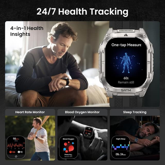 Detalle de KOSPET TANK M4C GPS smart watch