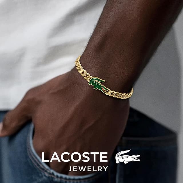 Detalle 2 de Lacoste 2040227 Pulsera de cadena oro amarillo 🧿