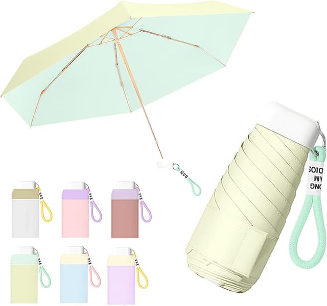 Detalle de Mini Reise Regenschirm Macaron Stil