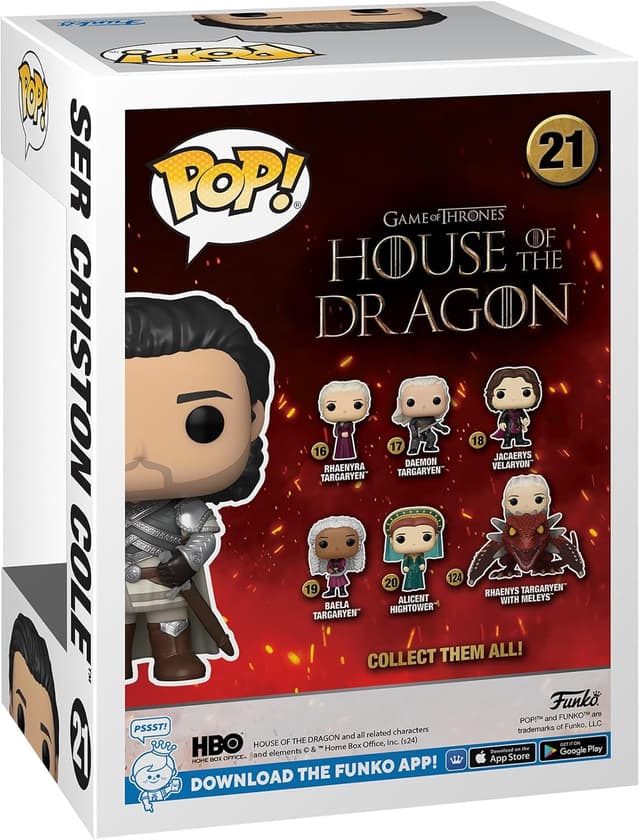 Detalle 2 de Funko Pop! House of The Dragon: Ser Criston Cole 👑