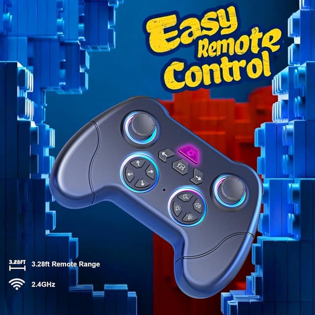 Detalle de AEROQUEST Ferngesteuertes RC Stuntauto mit Gestensensor (2,4 GHz), Licht & Sprühfunktion