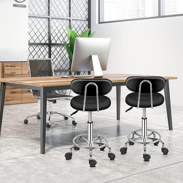 Detalle 1 de TactFire Ergonomischer Rollhocker 48–58 cm 💺