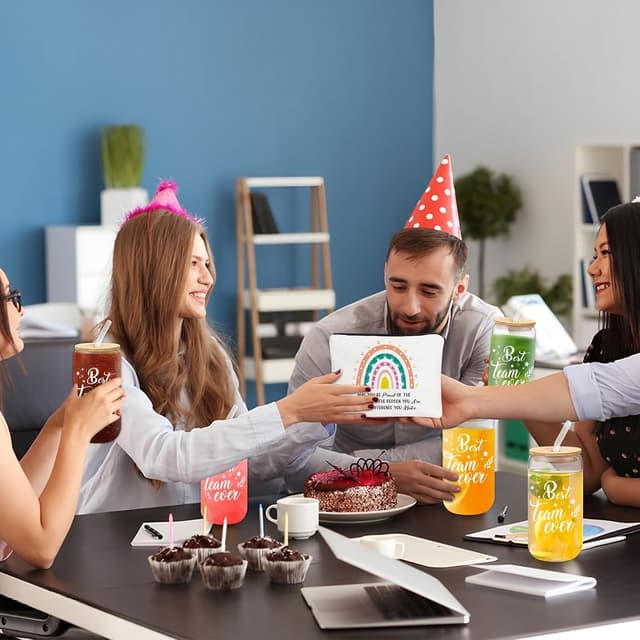 Thumbnail 4 de 12 Set Employee Appreciation Gifts 16 oz Glass Cups