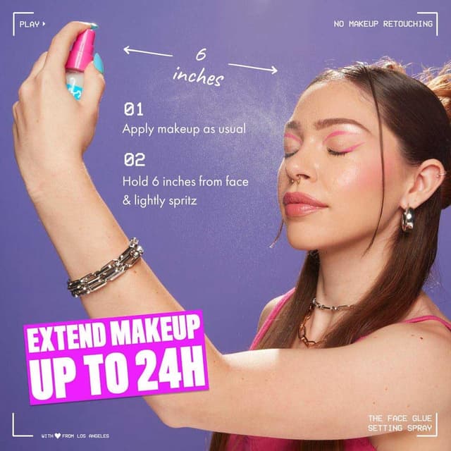 Thumbnail 6 de NYX Professional Makeup The Face Glue — Spray fixateur 60 ml 💄