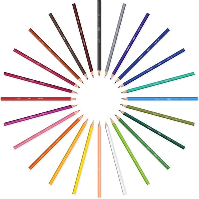 Detalle de Kids colouring pencils 24 pack, tin of 60