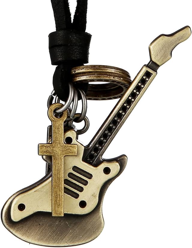 Detalle 2 de Collana da uomo DonDon con ciondoli 4