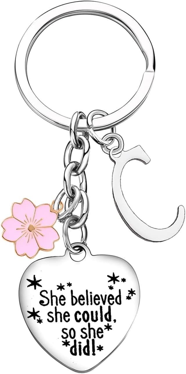 Thumbnail 5 de Nimteve 26 Letter Alphabet Keychain