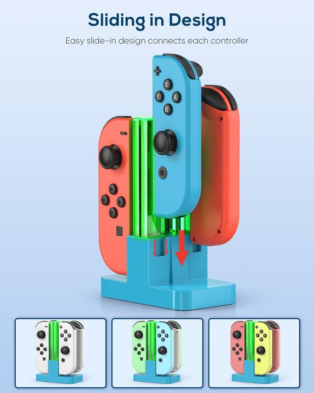 Detalle 2 de FYOUNG Switch Joy-Con Charger with LED