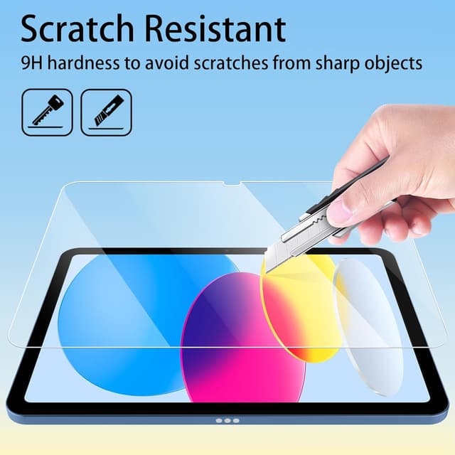 Thumbnail 4 de 4youquality 2-Pack Screen Protector for iPad (A16) — 11in tempered glass