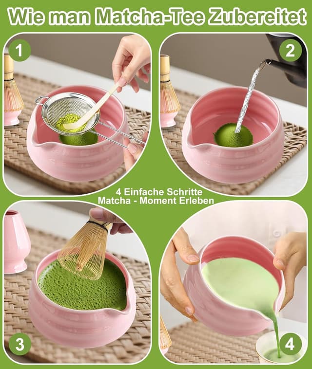 Thumbnail 4 de JBER Matcha Besen Set Rosa 7-teilig