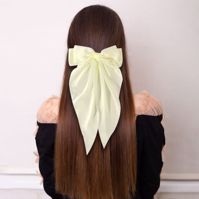 Thumbnail 6 de Haarspange mit Schleife 35 cm Cremeweiß