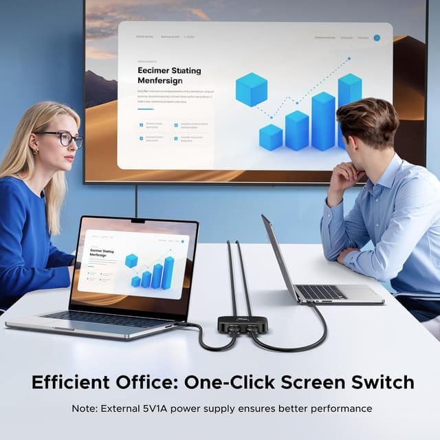 Thumbnail 1 de UGREEN Switch HDMI 2.1 2 ingressi 1 uscita 8K 60Hz