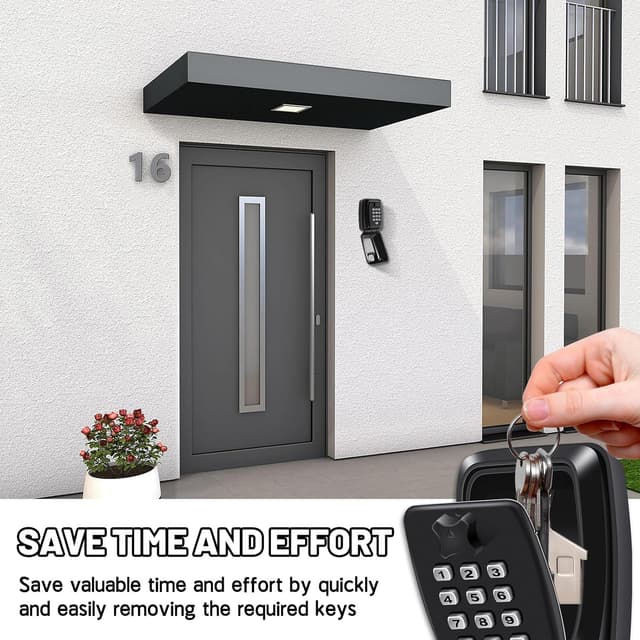 Thumbnail 3 de KeySafe Pro 12-Digit Wall Mounted Key Box