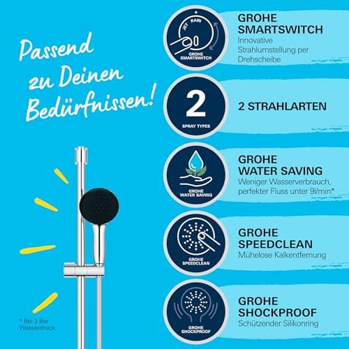 Detalle 2 de GROHE Vitalio Start 110 — conjunto de ducha 27948001