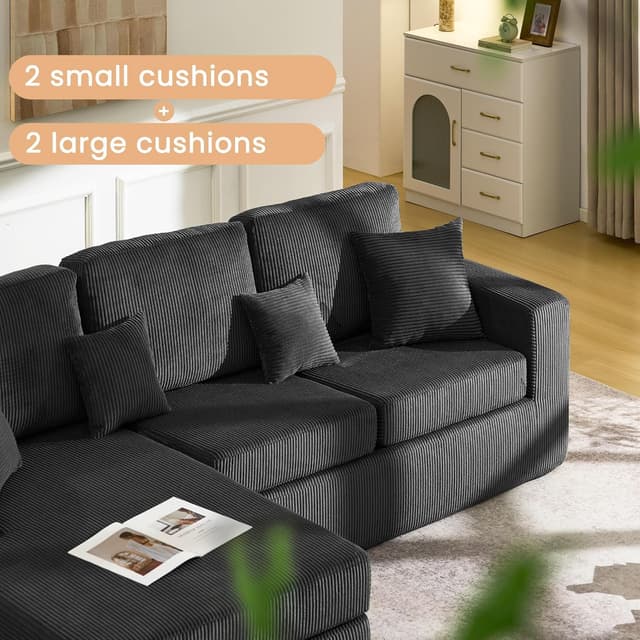 Detalle de CLIPOP Boneless L sofa with memory foam
