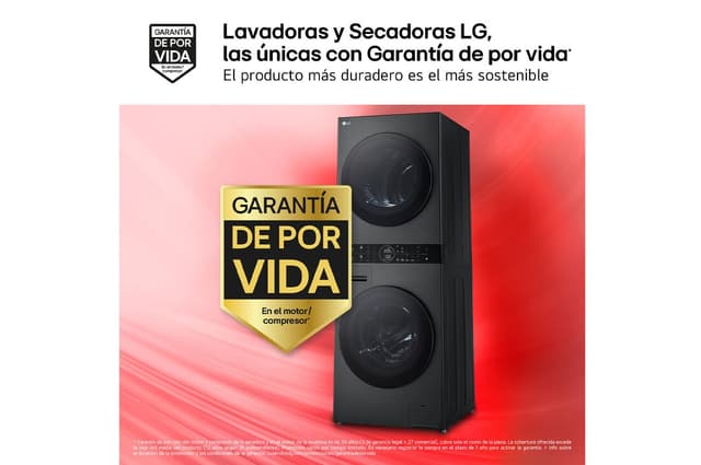 Detalle 2 de LG WT1210BBF Lavadora-secadora 12/10 kg, 1.400 rpm