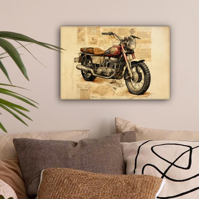 Detalle 2 de Impression sur toile 30x20 cm pour mur