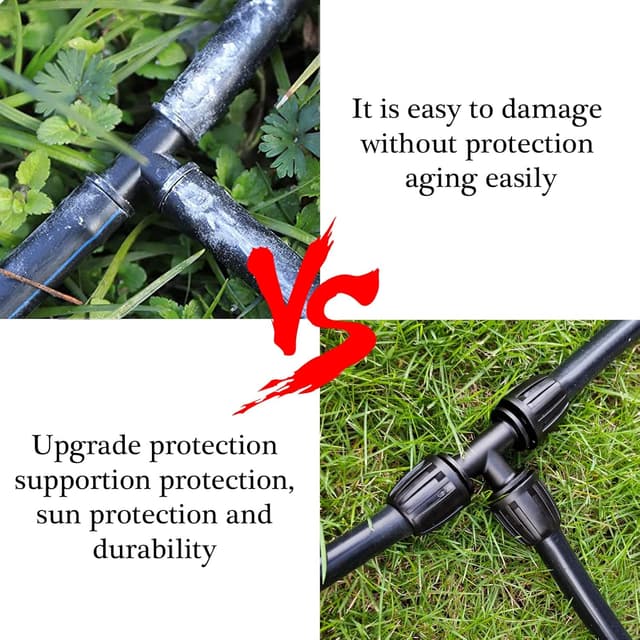 Detalle de Hydrogarden 10 pezzi connettori a T spinati da 16 mm per irrigazione a goccia