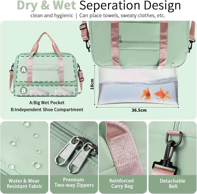 Detalle 2 de FIORETTO Foldable Weekend Bag 45L