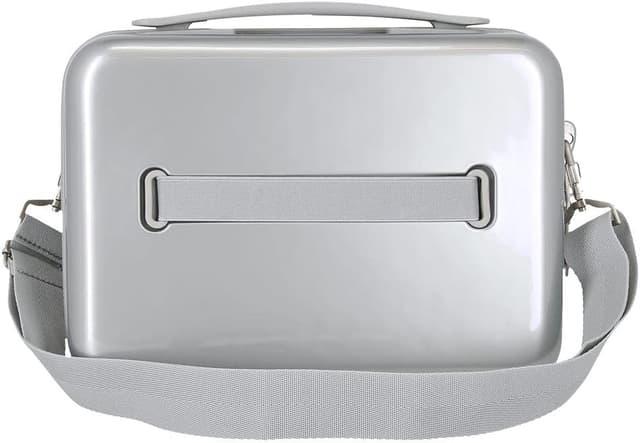 Detalle de Trousse de toilette adaptable Disney 100 Stitch grise en ABS (29 x 21 x 15 cm)