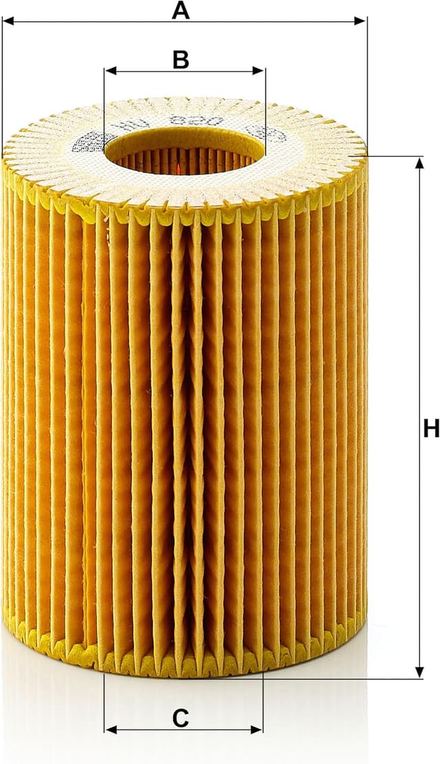 Detalle 2 de Filtre à huile MANN-FILTER HU 820 x (lot) pour véhicules de tourisme + utilitaires